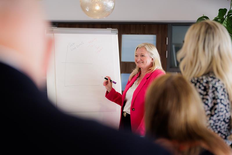 Working through a marketing strategy together